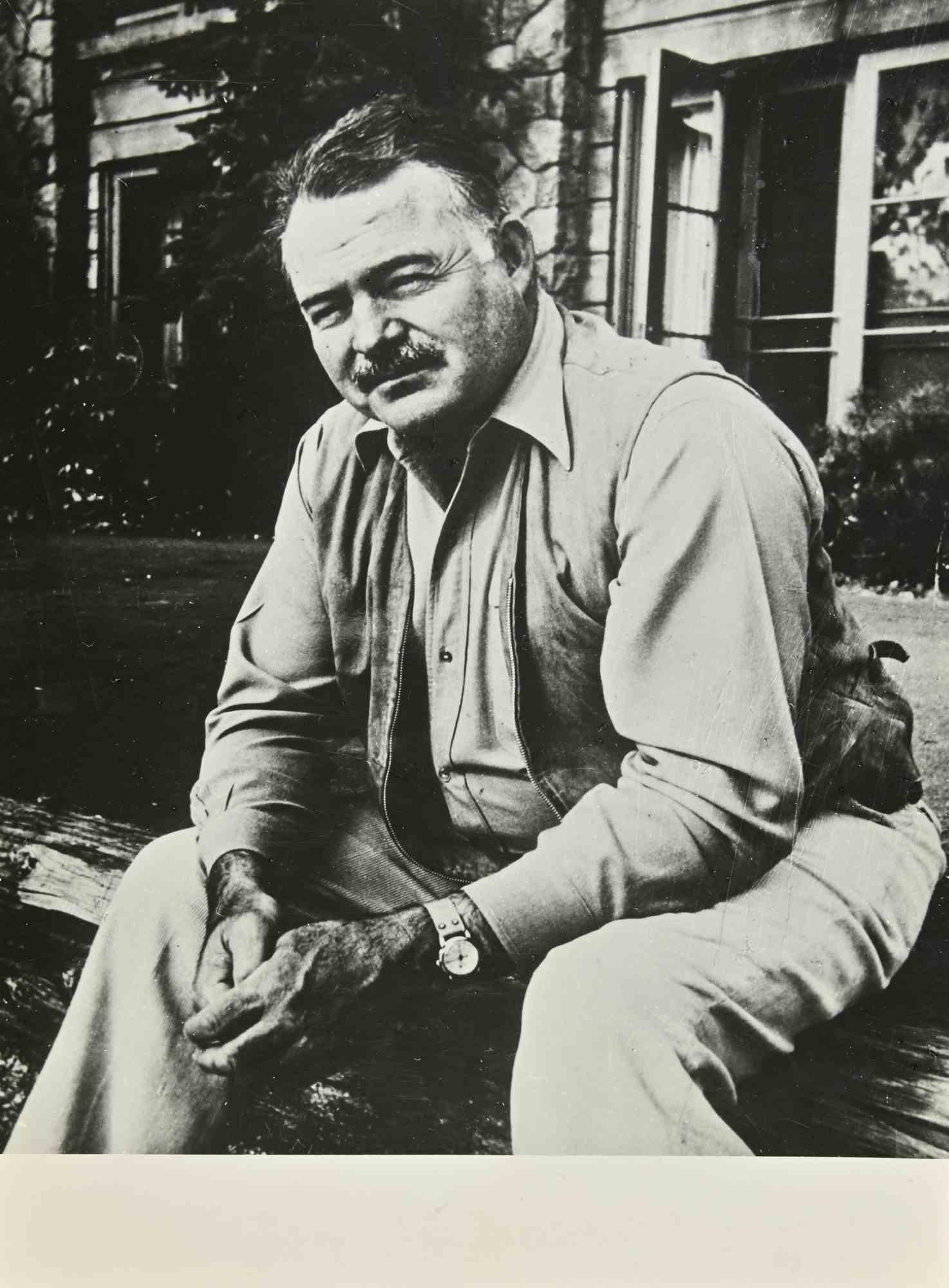 Porträt von Ernest Hemingway – Vintage-Fotografie – 1940er Jahre