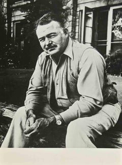 Portrait of Ernest Hemingway - Vintage Photograph - 1940s