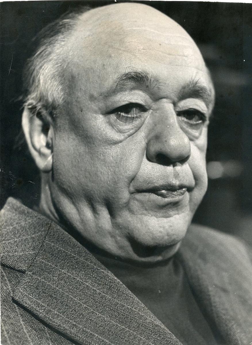 Portrait d'Euregne Ionesco - Photo originale de 1974