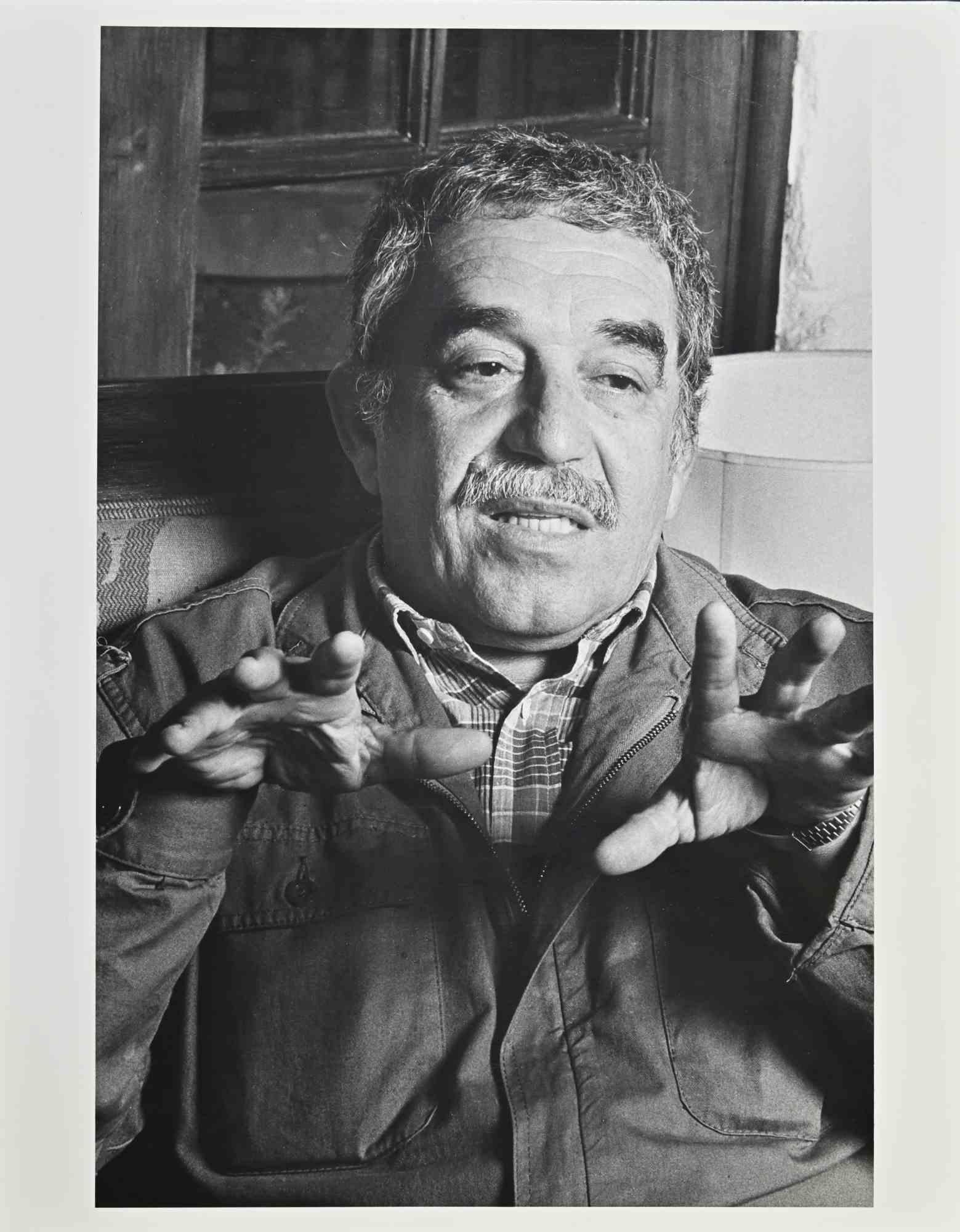 Ritratto di Gabriel García Márquez - Fotografia d'epoca - anni '80