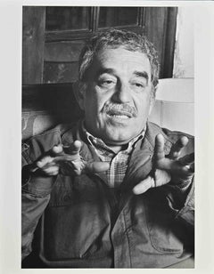 Portrait de Gabriel García Márquez - Photographie d'époque - années 1980