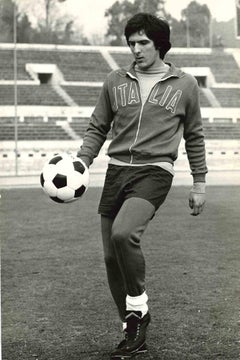 Portrait of Gaetano Scirea - Vintage Photo - 1970s