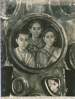 Portrait of Galla Placidia and children - Vintage Photo - Early 20th century