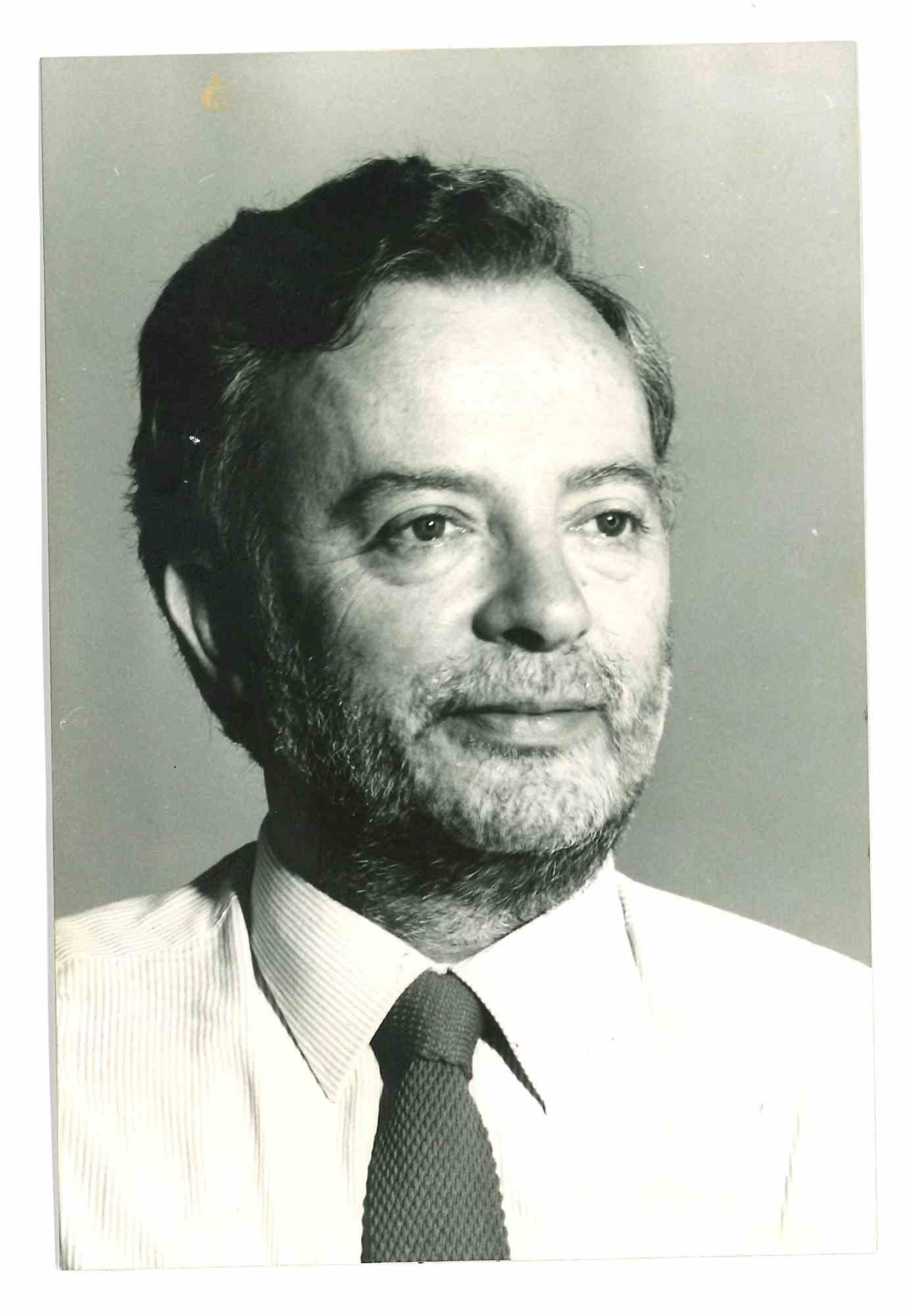 Unknown Portrait Photograph - Portrait of Giovanni Bechelloni - Vintage Photograph - 1980s