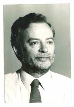 Retrato de Giovanni Bechelloni - Fotografía de época - Años 80