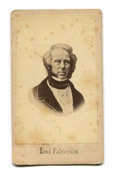 Antique Portrait of Henry John Temple, 3rd Viscount Palmerston - 19th Century 