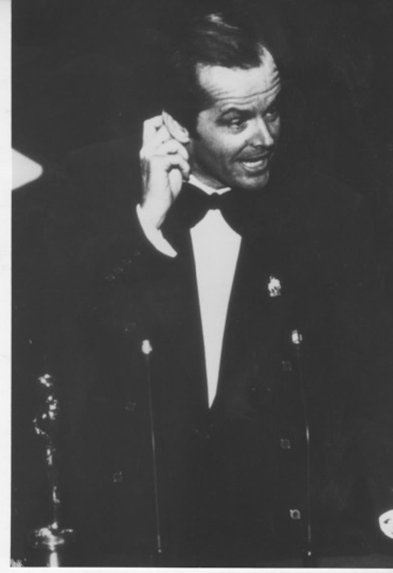 Unknown Portrait Photograph - Portrait of Jack Nicholson- Vintage Photo -1976