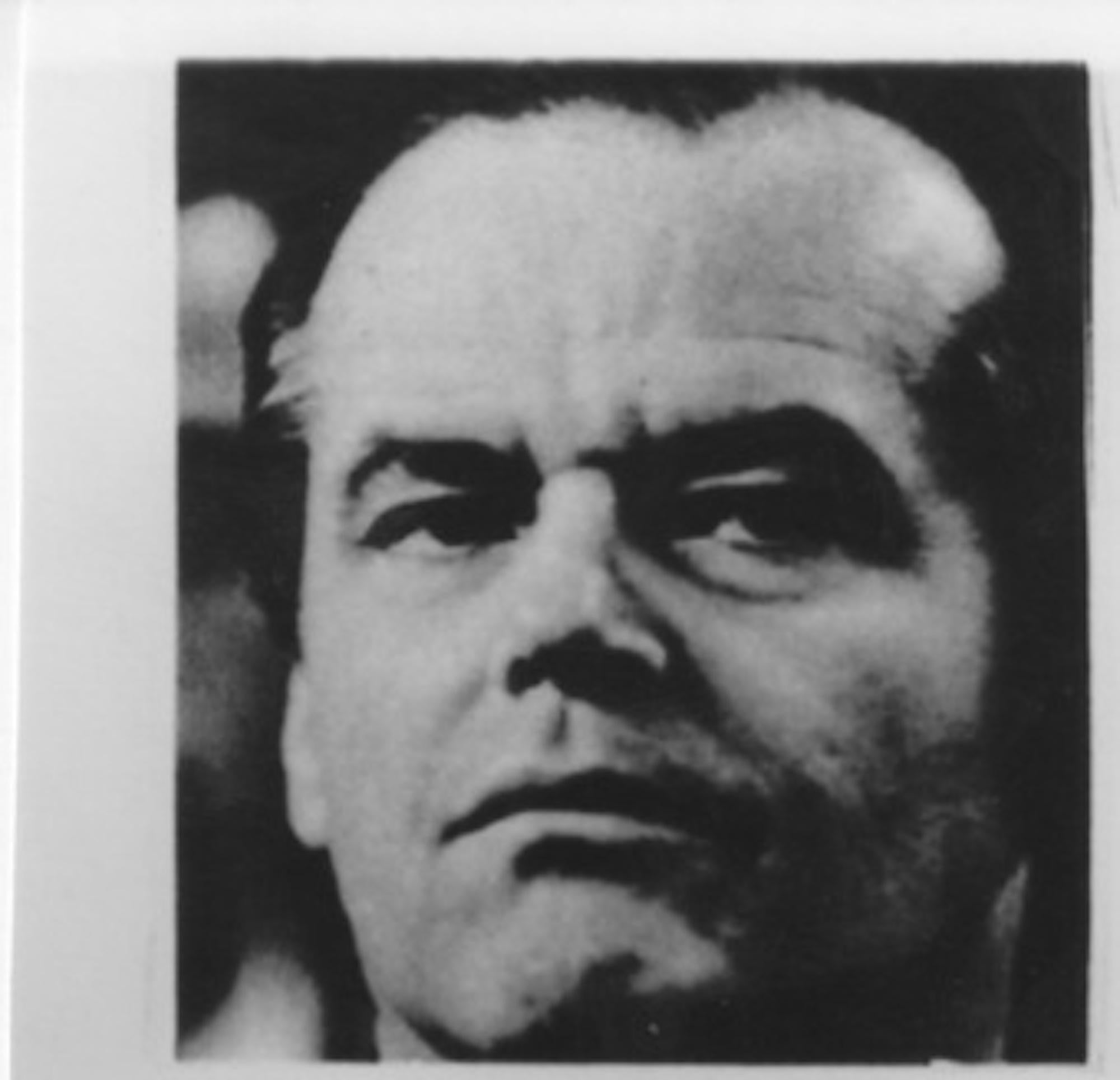 Unknown Figurative Photograph - Portrait of Jack Nicholson- Vintage Photo -1985
