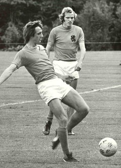 Portrait of Johan Cruyff - Vintage Photo - 1974