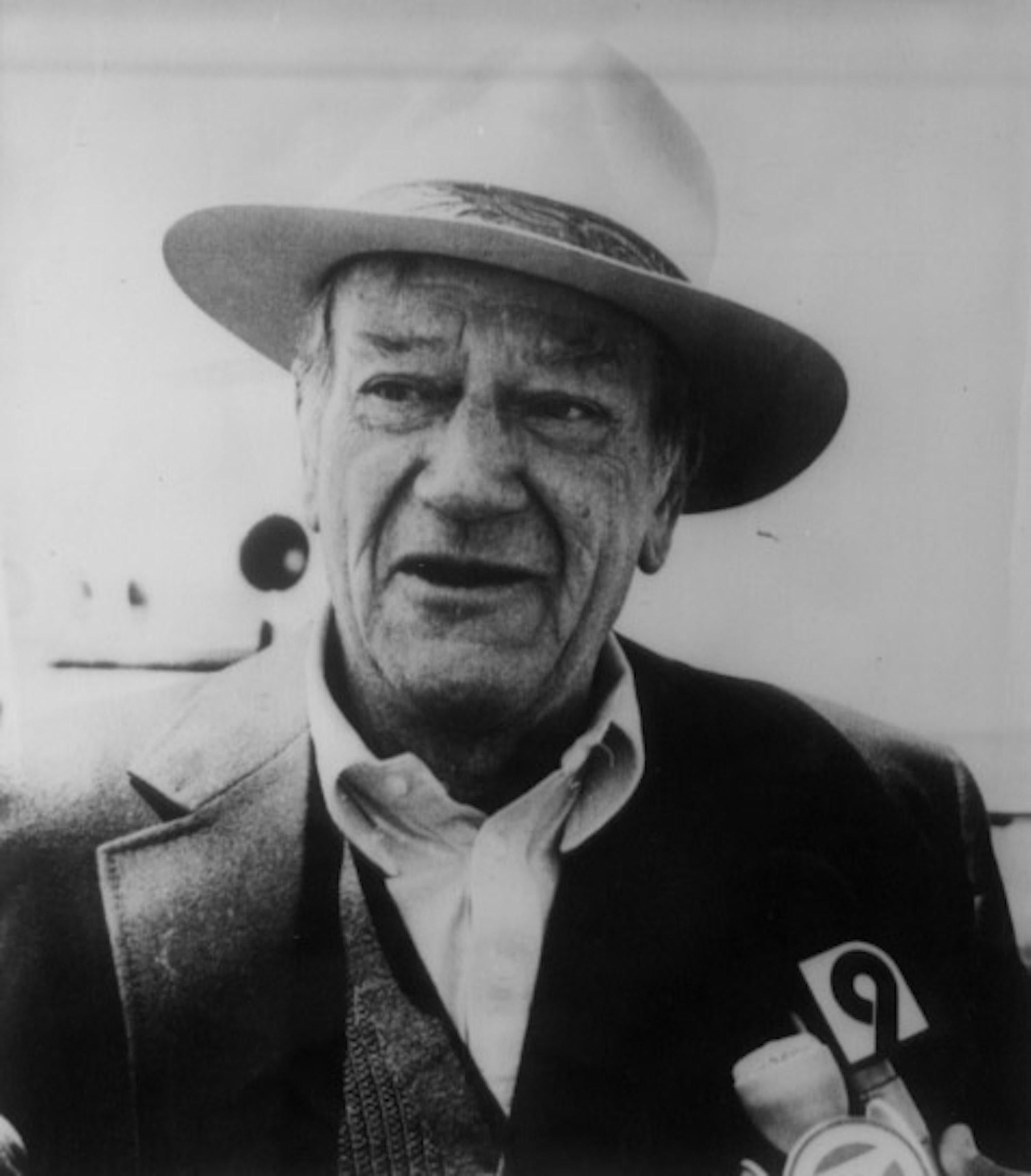 Portrait de John Wayne - Photo vintage - 1979