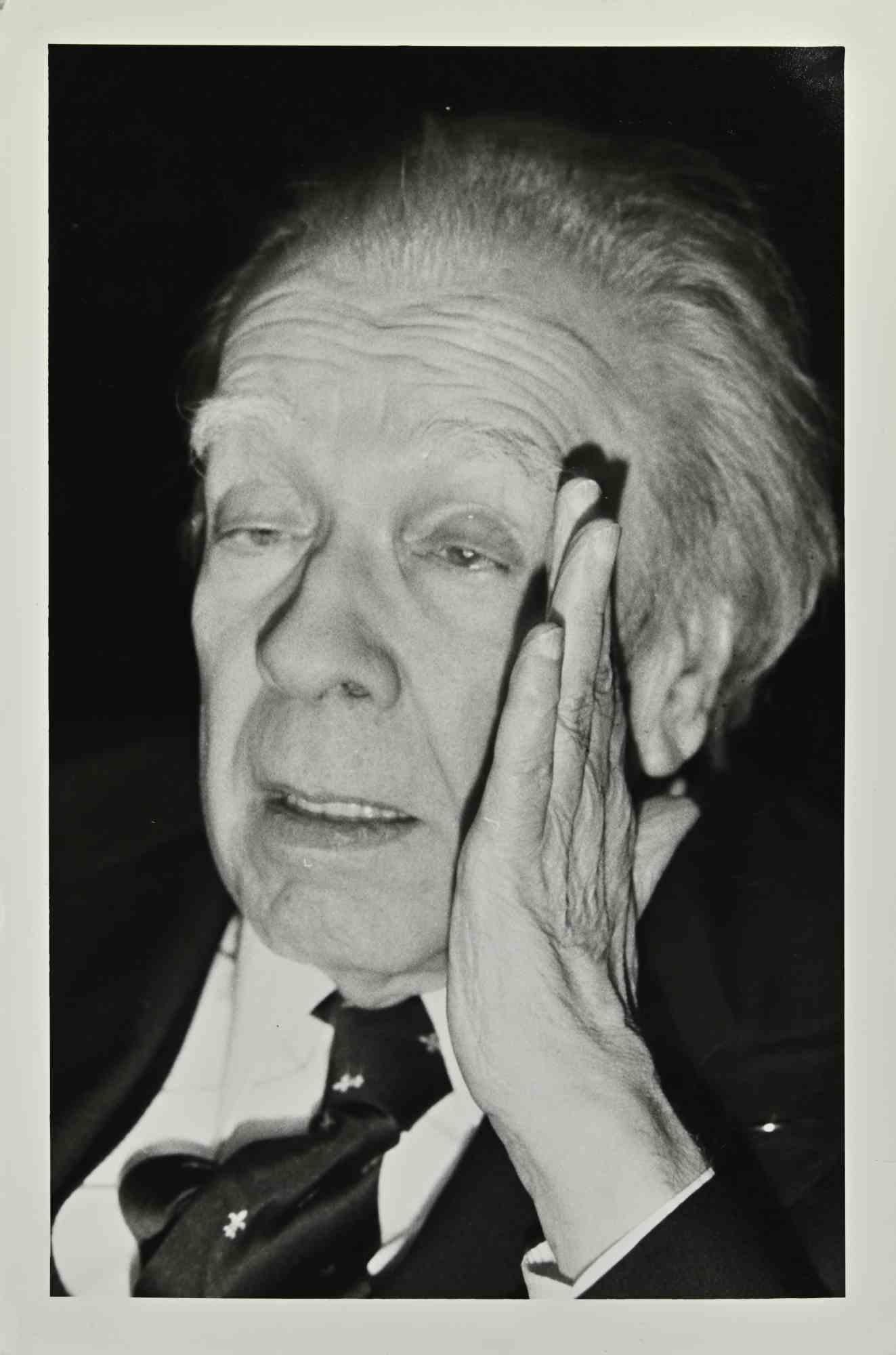 Portrait Photograph de Unknown - Retrato de Jorge Luis Borges - Fotografía de época - Años 60
