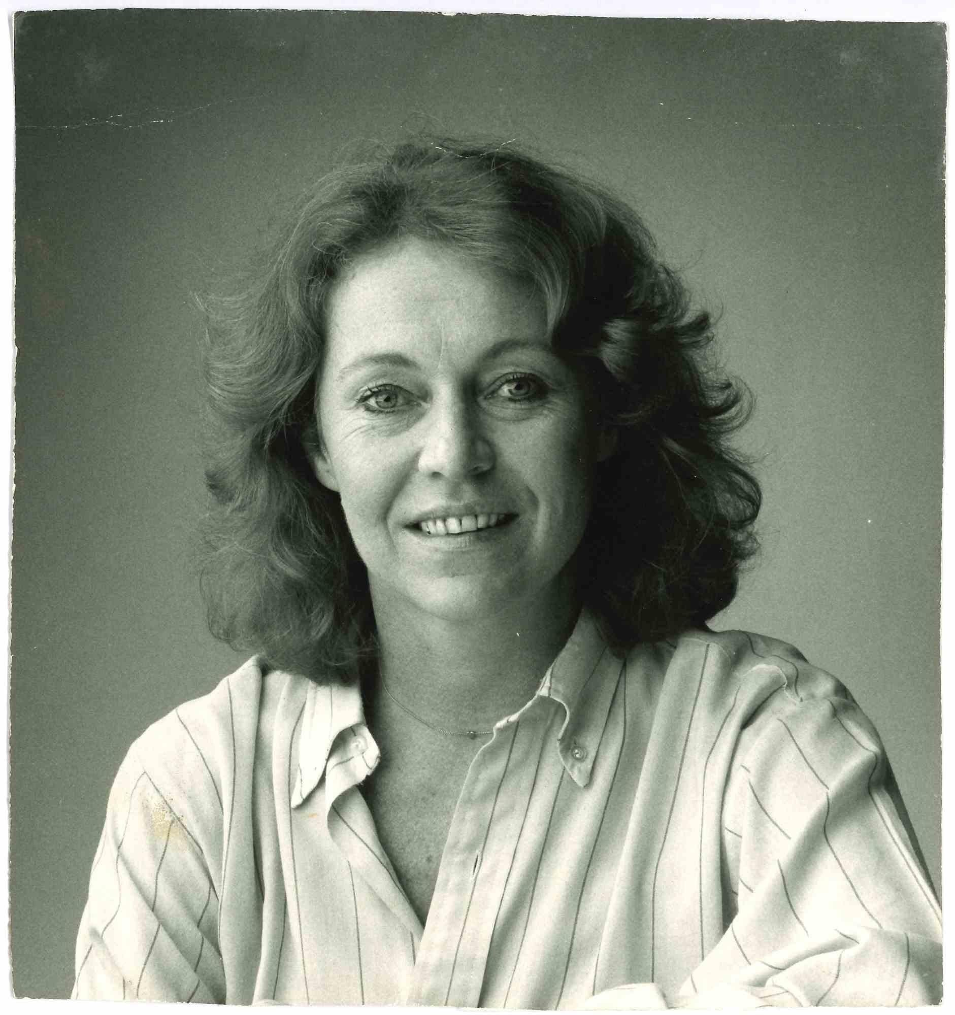 Unknown Portrait Photograph - Portrait of Margherita Boniver- 1980s