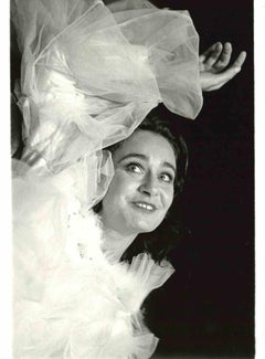 Porträt von Mechthild Grossmann - Vintage Foto - 1970er Jahre