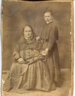 Portrait of Mother and Child - Antique Photo - Early 20th Century 