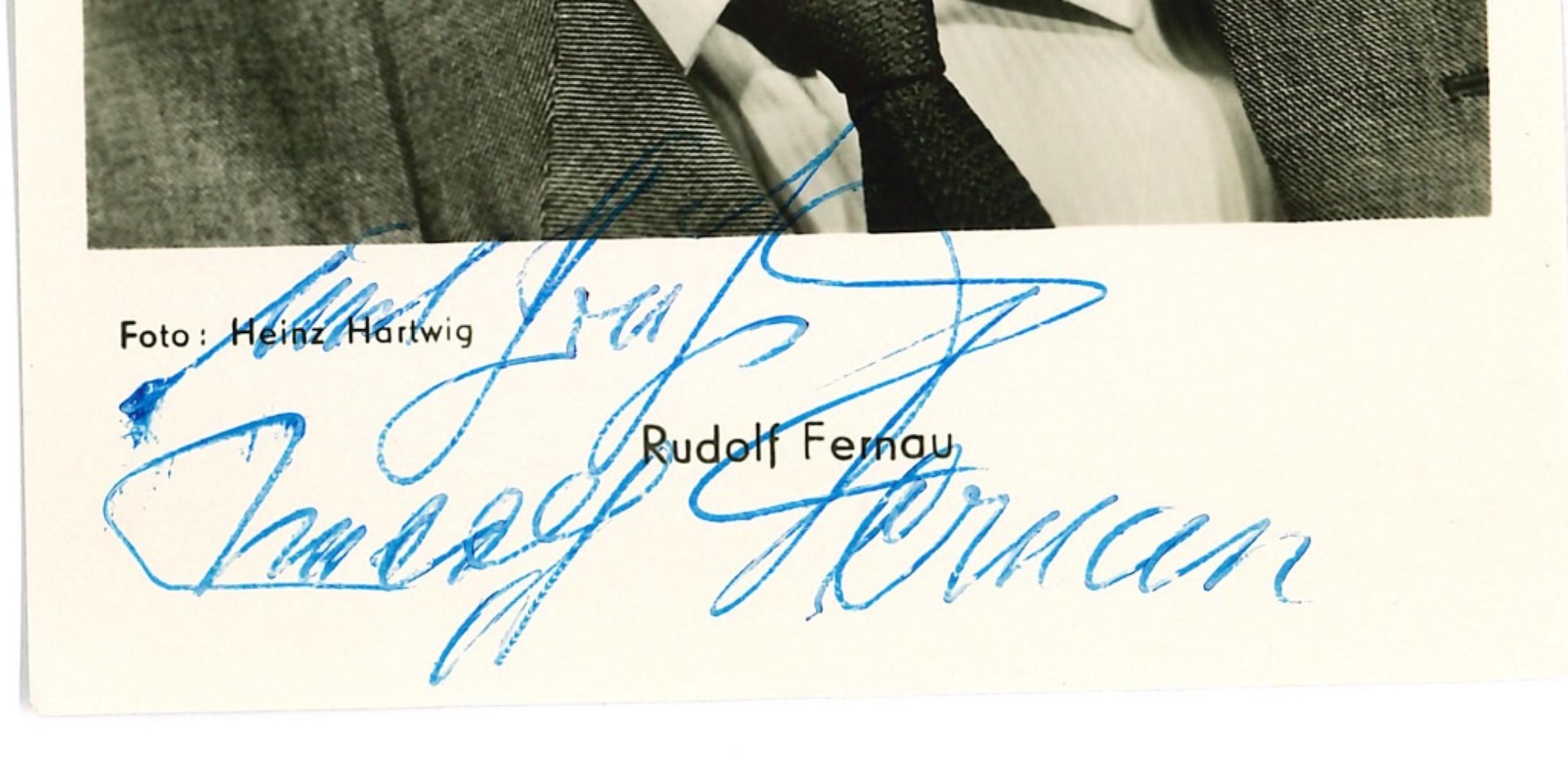 Portrait of Rudolf Fernau - 1960s - Photograph by Unknown