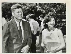 President J.F. Kennedy and Jacqueline Kennedy - Vintage Photograph - 1960s