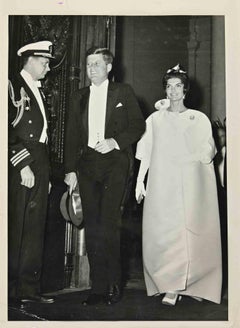 President Kennedy and Jacqueline Bouvier - Vintage Photograph - 1960s