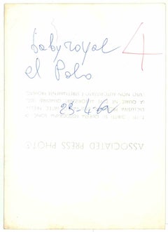 Il Principe Carlo gioca a polo - Stampa d'epoca - 1962