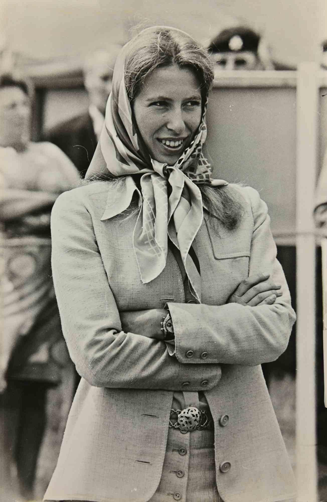 Unknown Figurative Photograph - Princess Anne - Vintage Photograph - 1973