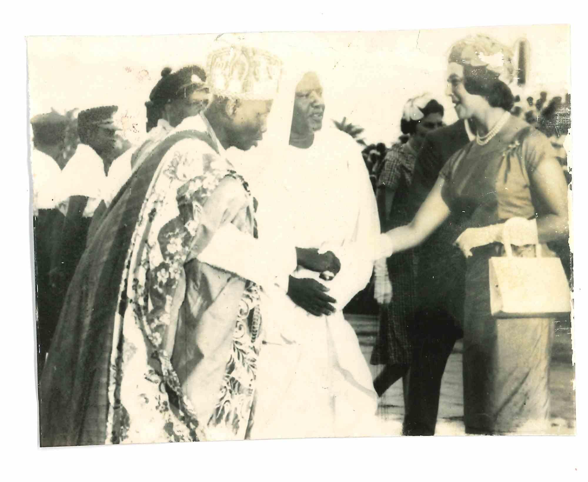 Unknown Figurative Photograph - Princess of Kent in Visit - 1960s