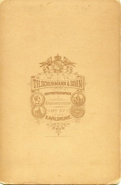 Prinzessin Victoria und Prinz Gustaf von Schweden - Altes Foto - 1881