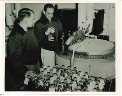 Processing Blood Plasma For United Nations Forces-Vintage Photograph-20thCentury