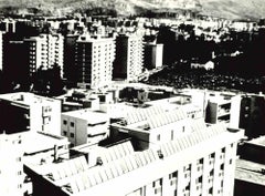 Travaux publics  Photographie vintage du bâtiment de Palerme - années 1970