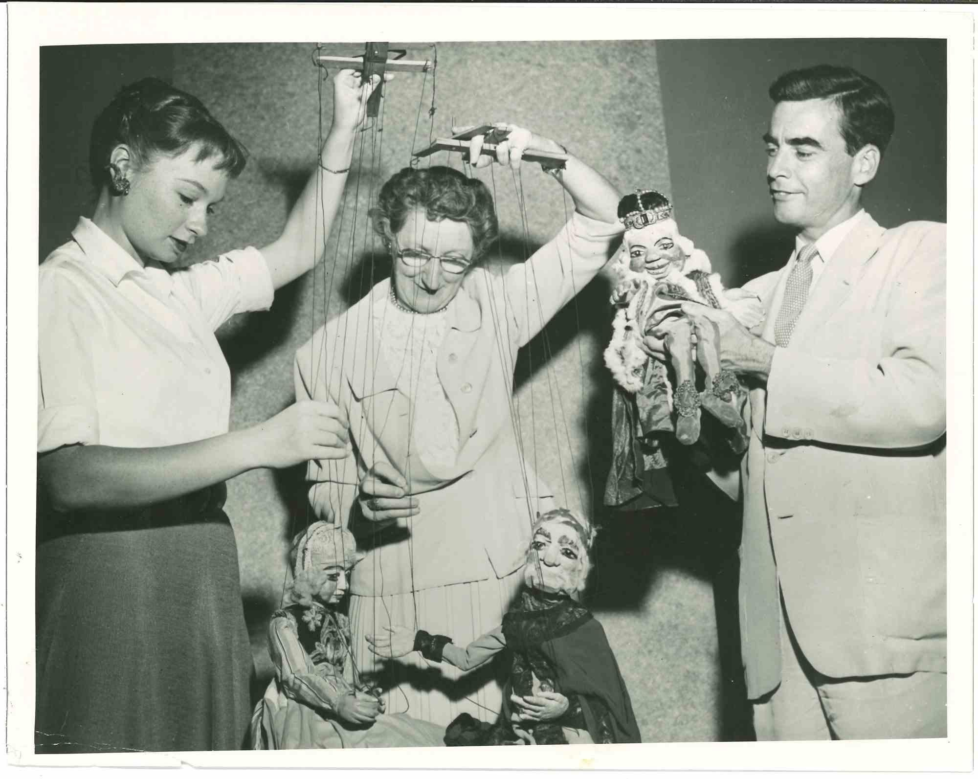Unknown Figurative Photograph - Puppets - American Vintage Photograph - Mid 20th Century