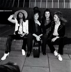 Used Queen Awesome Candid Group Portrait Globe Photos Fine Art Print