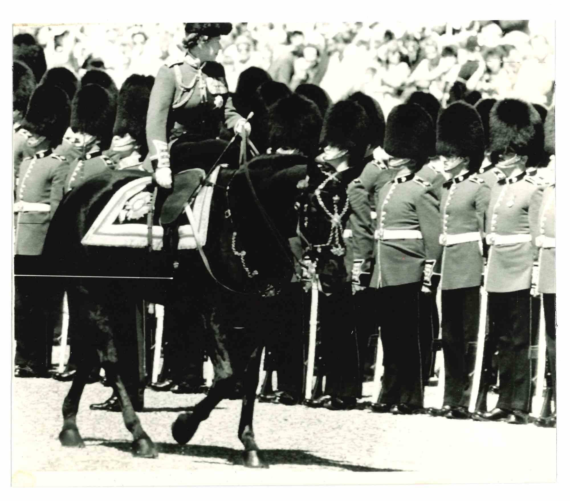 Unknown Figurative Photograph - Queen Elisabeth's Birthday Parade  - 1970s