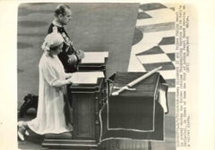 Königin Elizabeth II. und Prince Philip in St... - Alter Pressedruck - 1977