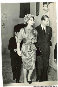 Queen Elizabeth II and Prince Philip - Vintage Photograph - 1970s