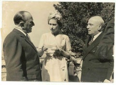 Queen Elizabeth II in Rome - Vintage Photograph - 1962