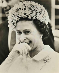 Reina Isabel II - Fotografía de época - 1968