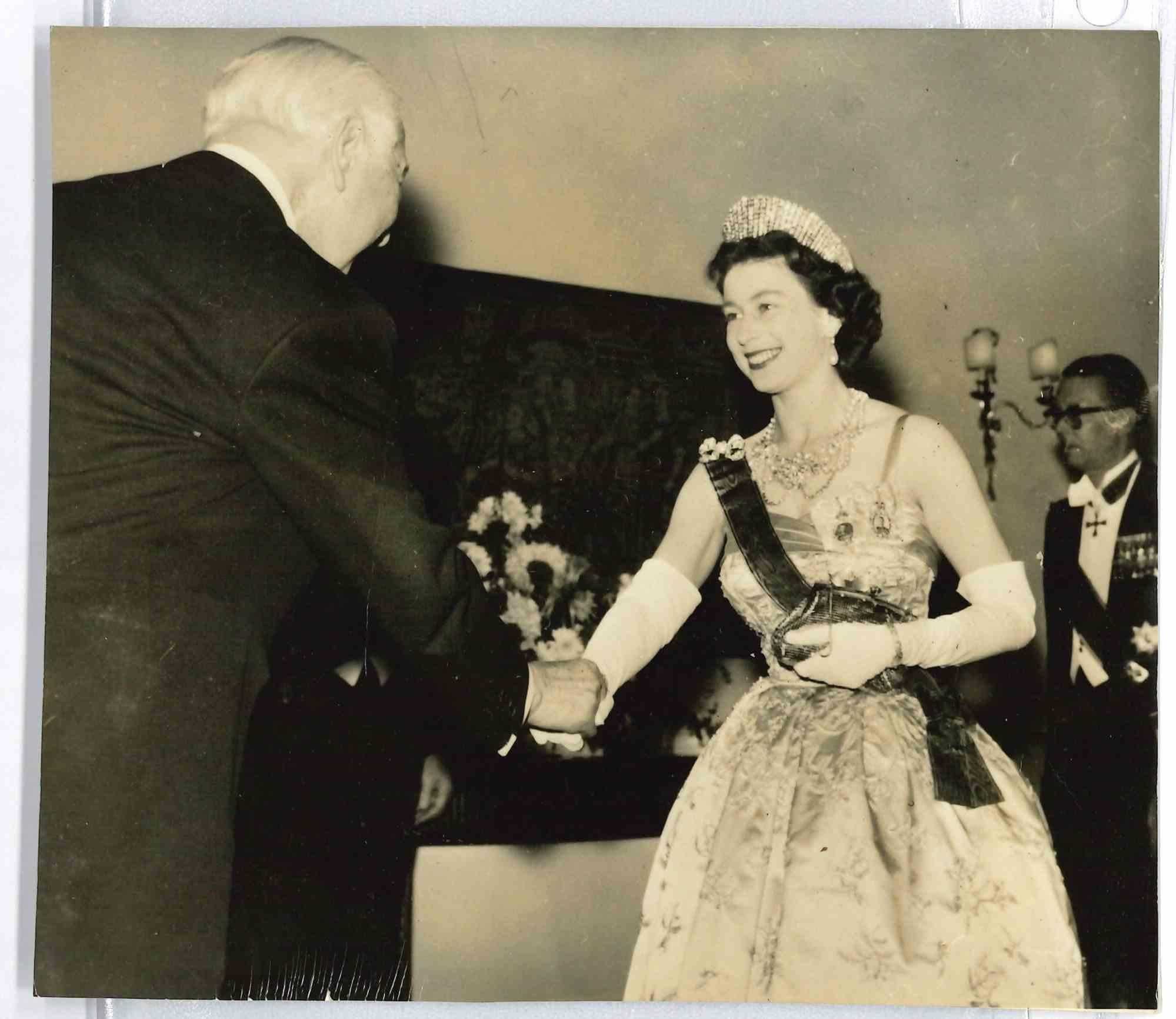 Photo vintage de la reine Elizabeth - années 1950