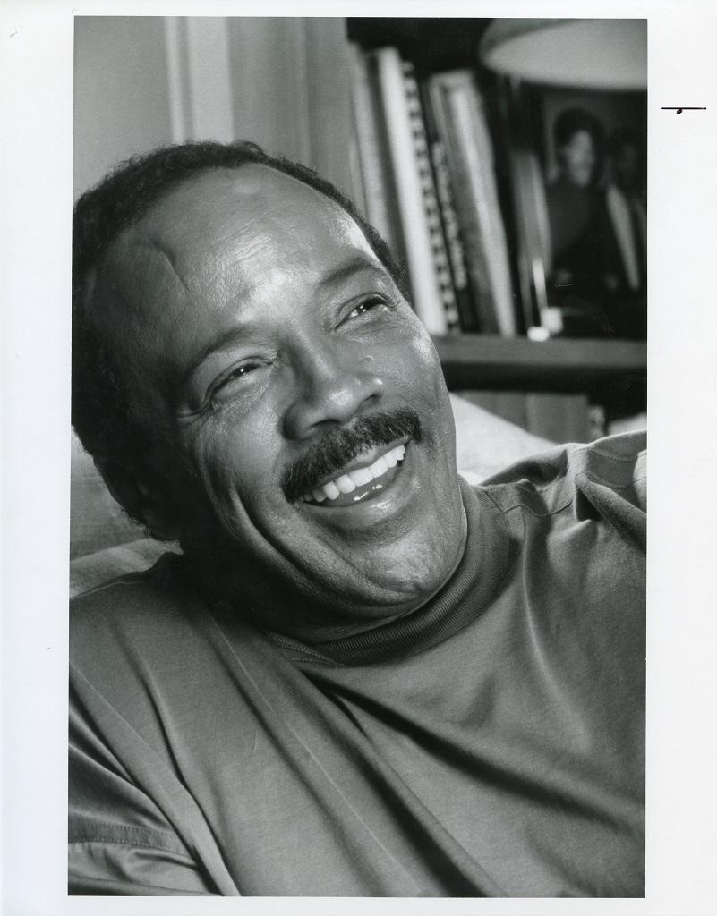 Unknown Black and White Photograph - Quincy Jones by Arny Freitag -  Vintage B/w Photo - 1960s