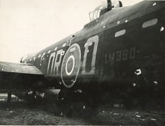 Vintage RAF Lancaster Bomber Bill Reid VC original photo Victoria Cross-winning plane 