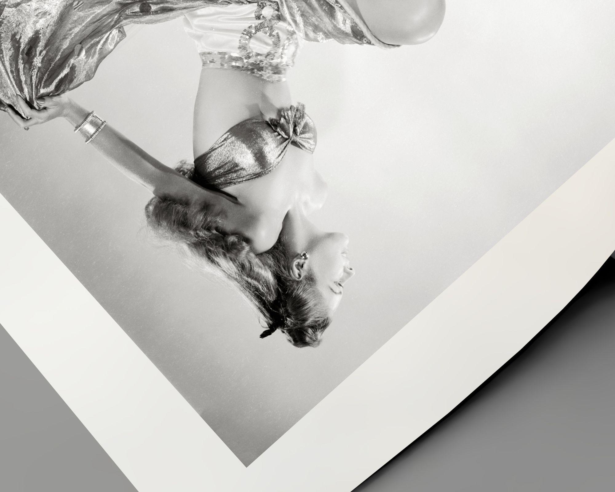 Ramsay Ames Pinup in Metallic - Contemporary Photograph by Unknown