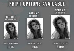 Raquel Welch Classic Glamour Globe Photos Fine Art Print