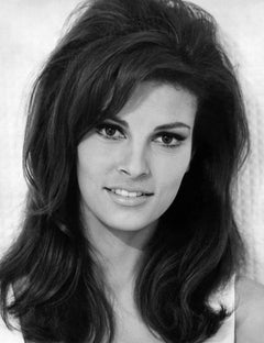 Raquel Welch Close Up and Smiling Globe Photos Fine Art Print