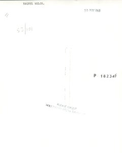 Raquel Welch Pinup in White Mini Dress Vintage Original Photograph