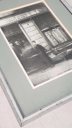Rare Silver Gelatin Photograph "Jewish Deli, Poland" c.1930