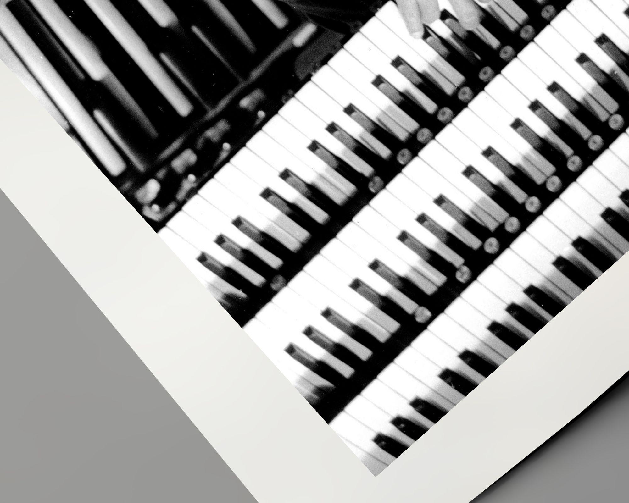 Ray Charles Playing Organ - Contemporary Photograph by Unknown