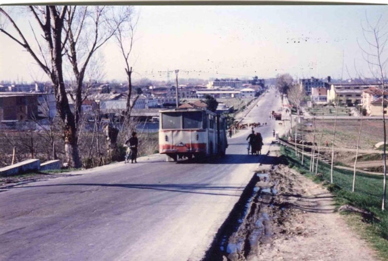 Unknown Reportage from Albania Street of Tirana Vintage