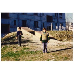 Reportage d'Albanie - Tirana - Photographie vintage, fin des années 1970