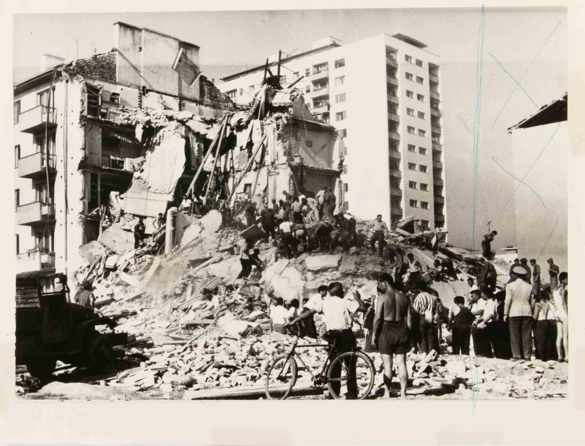 Rescue Efforts in Skopje - Vintage Photograph - 1963