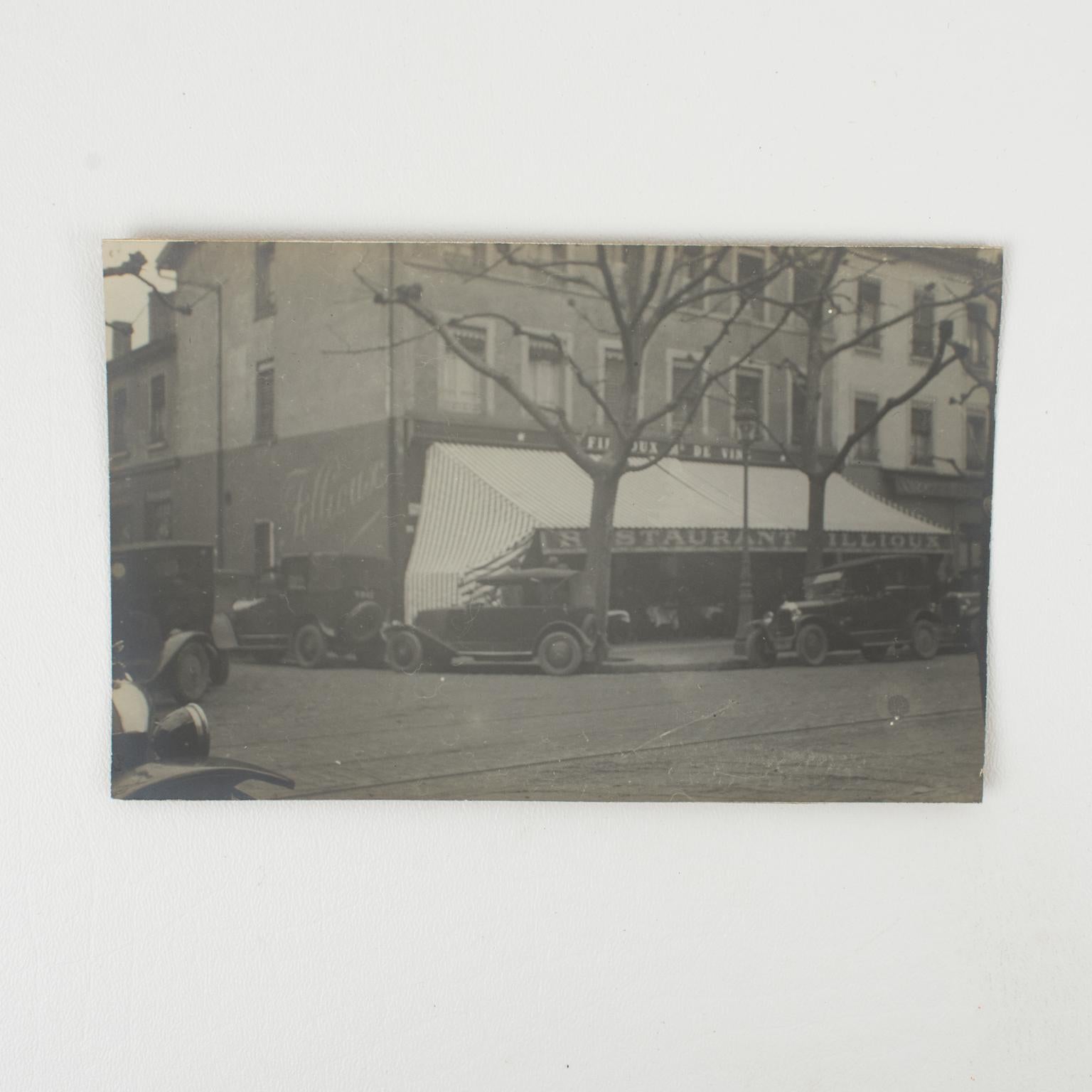 Restaurant Fillioux in Lyon, 1927, Silber-Gelatine-Schwarz-Weiß-Fotografie im Angebot 2