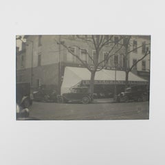 Restaurant Fillioux in Lyon, Silver Gelatin Black and White Photography, 1927