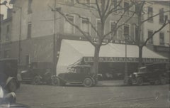Restaurant Fillioux à Lyon, photographie noir et blanc au gélatino d'argent, 1927