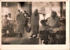 Restaurant in Algeria, the Vintage Photograph - Mid-20 century